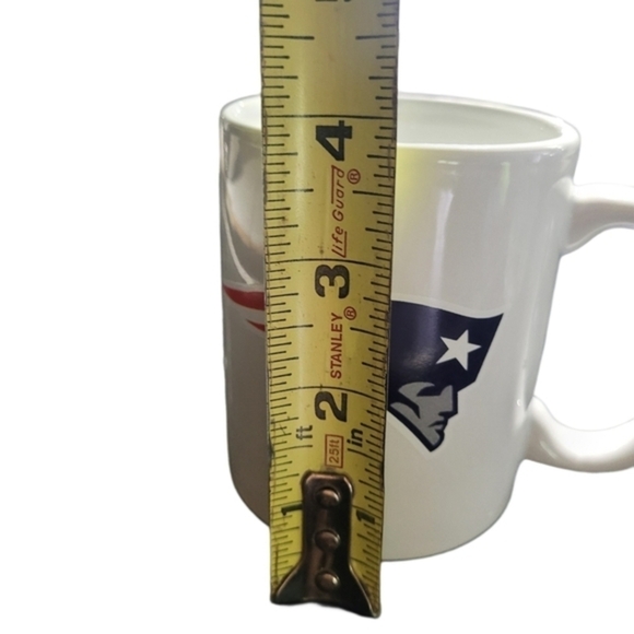 NFL New England Patriots‎ Football Coffee Mug Glass Collectable - Picture 6 of 7